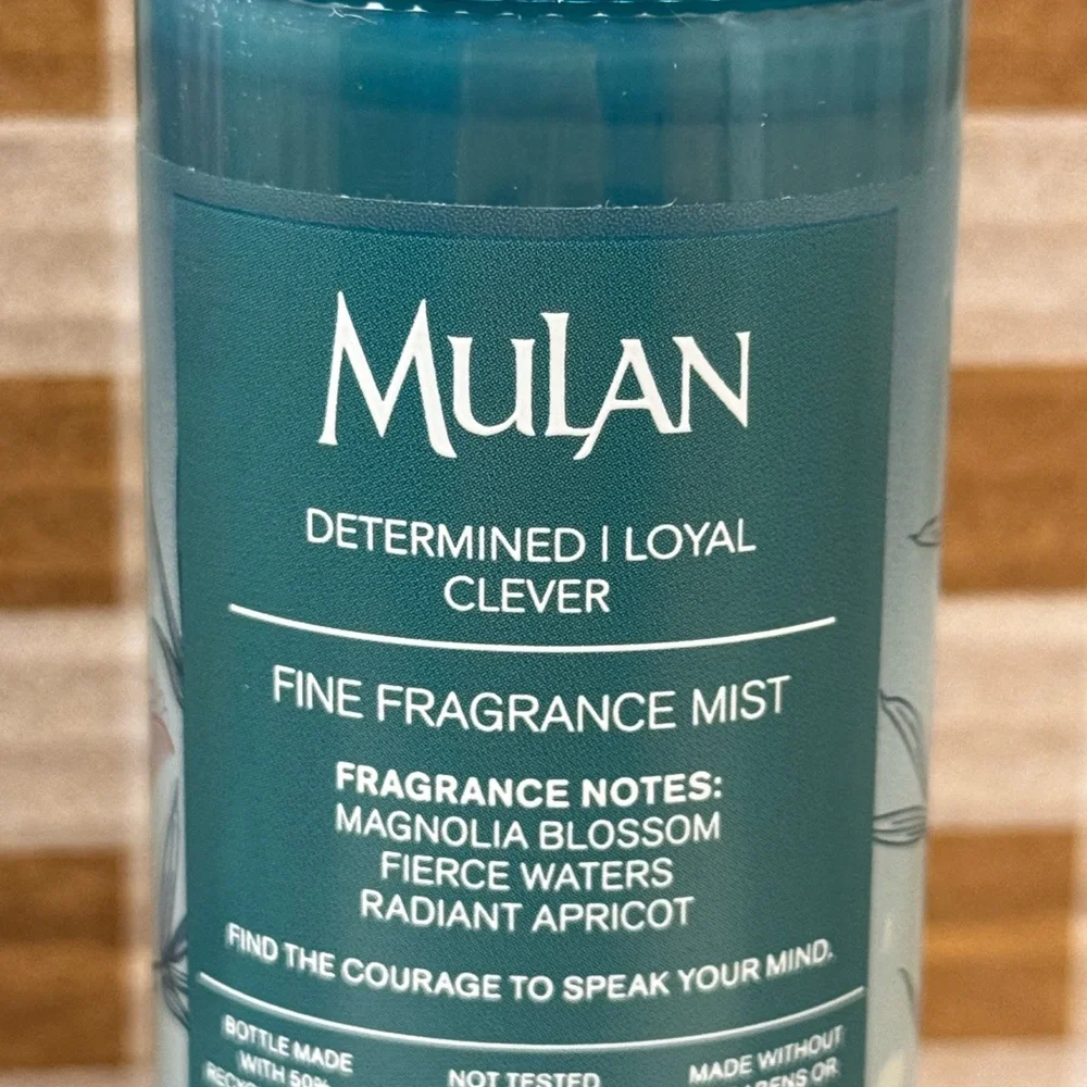 NEW B&BW Mulan Fragrance and Body Cream Set, Disney Princess Collection